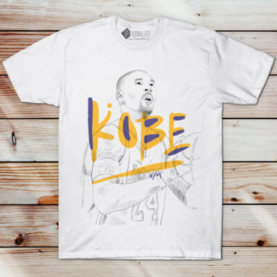 T-shirt Kobe Bryant NBA manga curta unisex