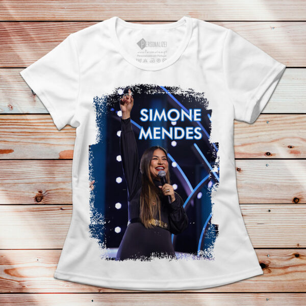 Simone Mendes T-shirt Branca manga curta criança homem mulher