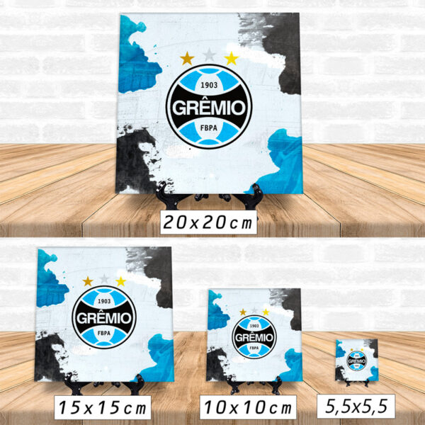 Azulejo Grêmio Clube cerâmica persoanlizada