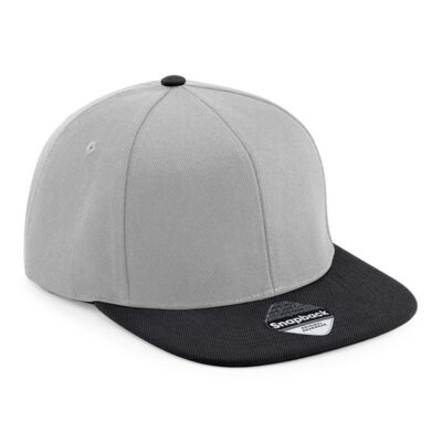 Chapéu Snapback Cinzento/Preto Pala Reta Regulável Boné 6 Painéis comprar em Portugal