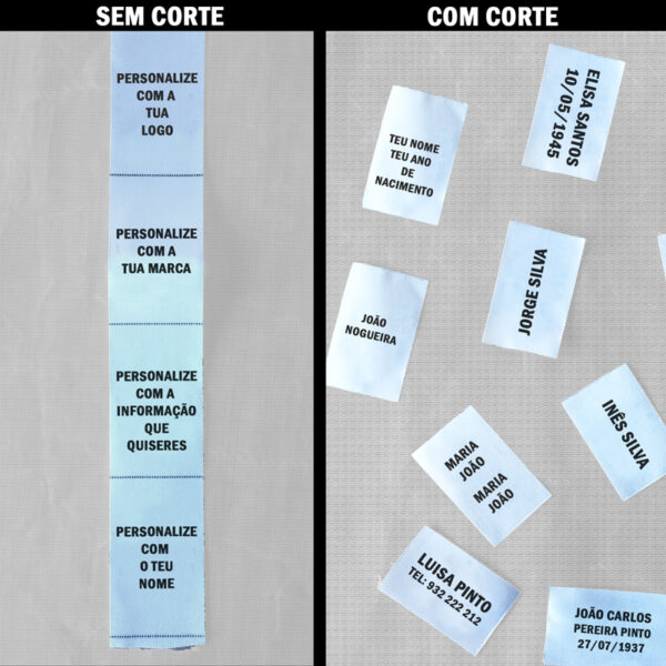 Etiquetas com nome para lar de idosos para coser comprar já preço