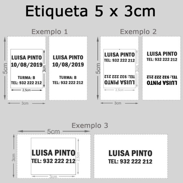 Etiquetas com nome para lar de idosos para coser comprar barato