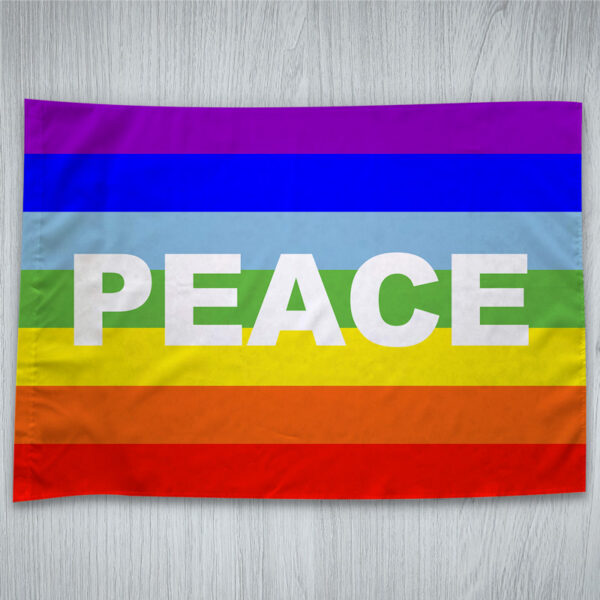 Bandeira PAZ Arco-íris PACE/PEACE flag peace