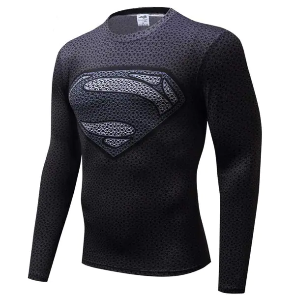 T-shirt Superman Manga comprida Rashguard comprar