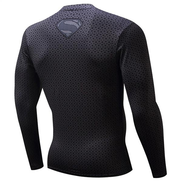 T-shirt Superman Manga comprida Rashguard térmica