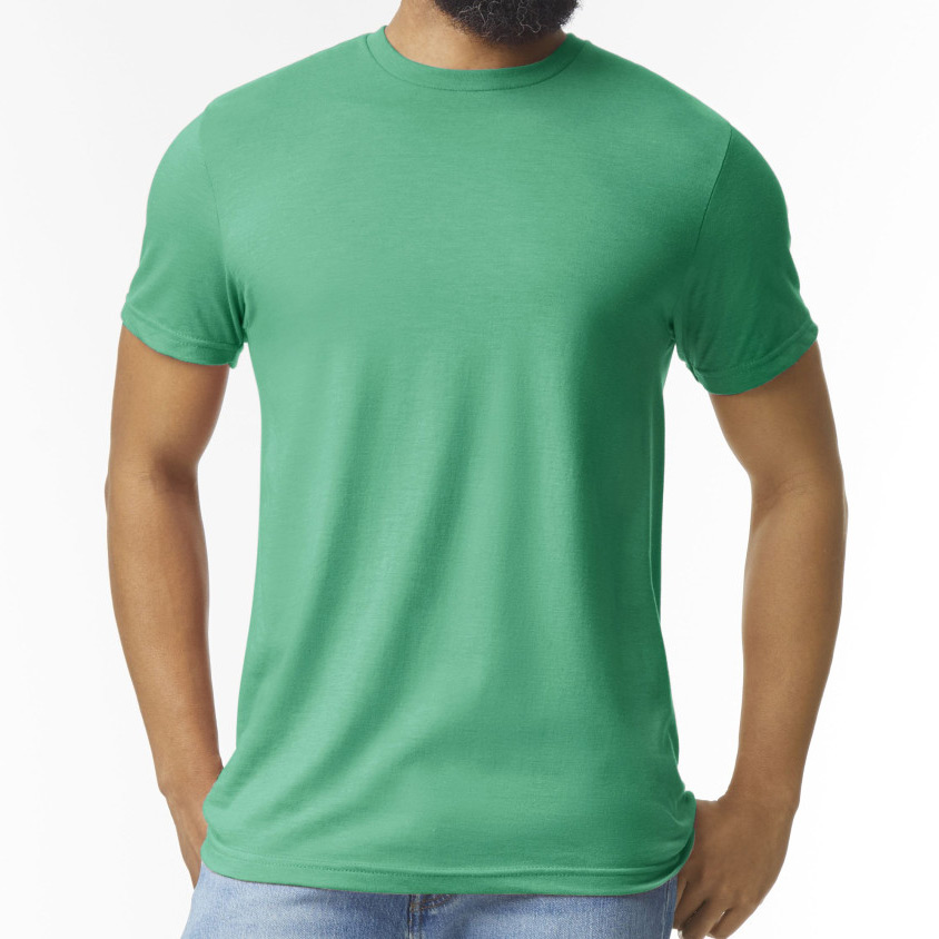 T-shirt Gildan GN670 Softstyle CVC Mix Algodão Poliéster 150g Adulto em Portugal